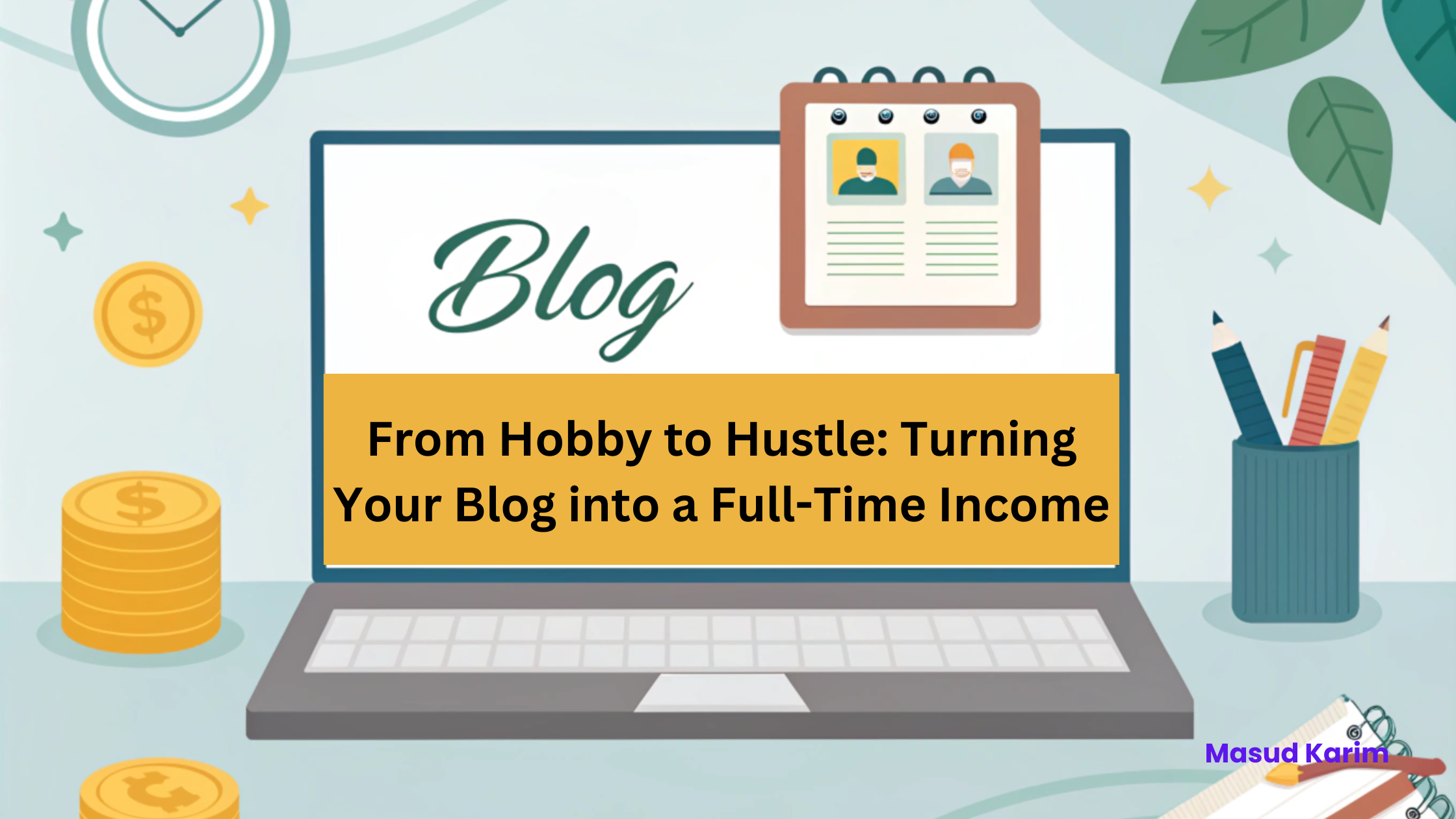 From Hobby to Hustle: Turning Your Blog into a Full-Time Income