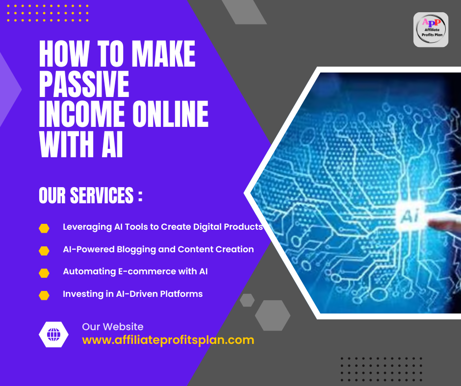 How to make passive income online with AI