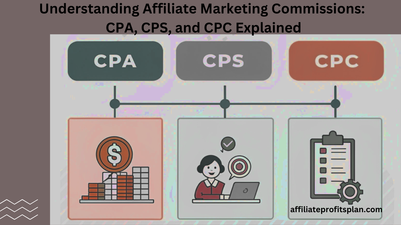 Understanding Affiliate Marketing Commissions CPA, CPS, and CPC Explained Understanding Affiliate Marketing Commissions: CPA, CPS, and CPC Explained