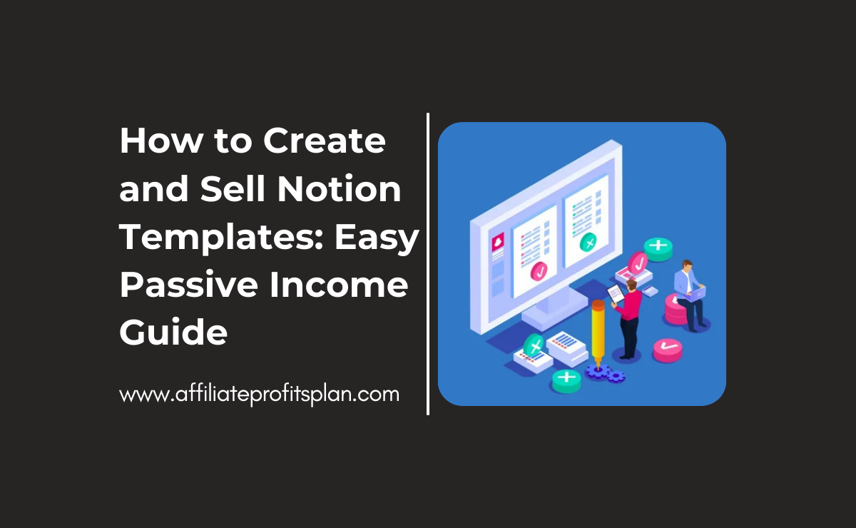 How to Create and Sell Notion Templates: Easy Passive Income Guide