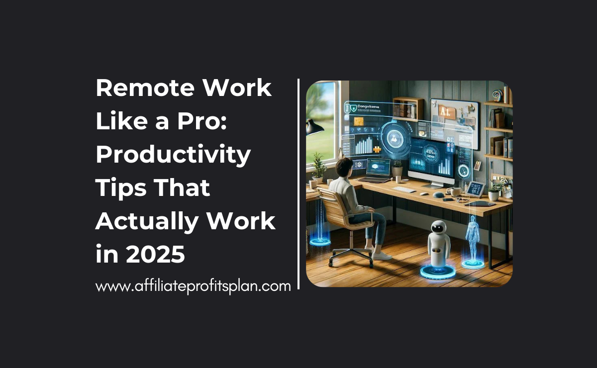 Remote Work Like a Pro: Productivity Tips That Actually Work in 2025
