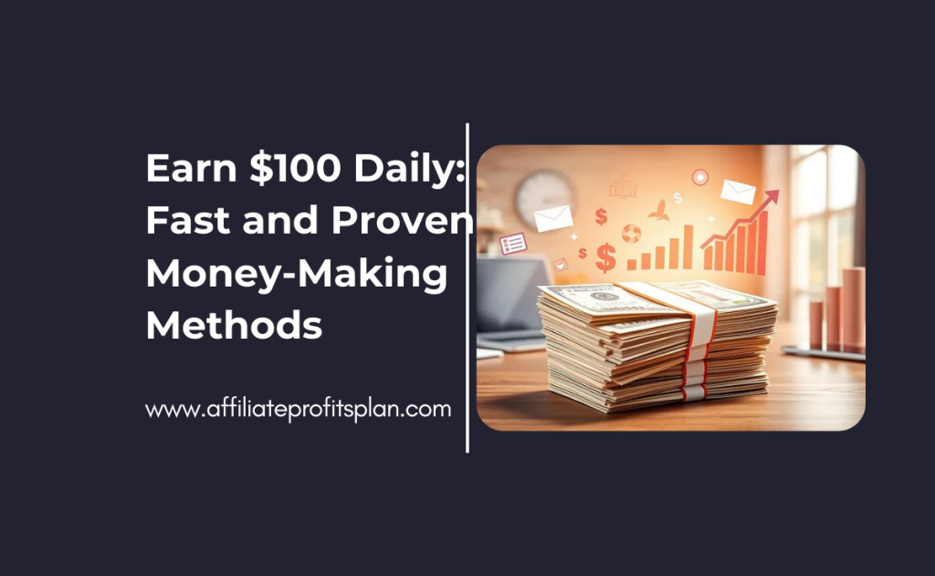 Earn $100 Daily: Fast and Proven Money-Making Methods