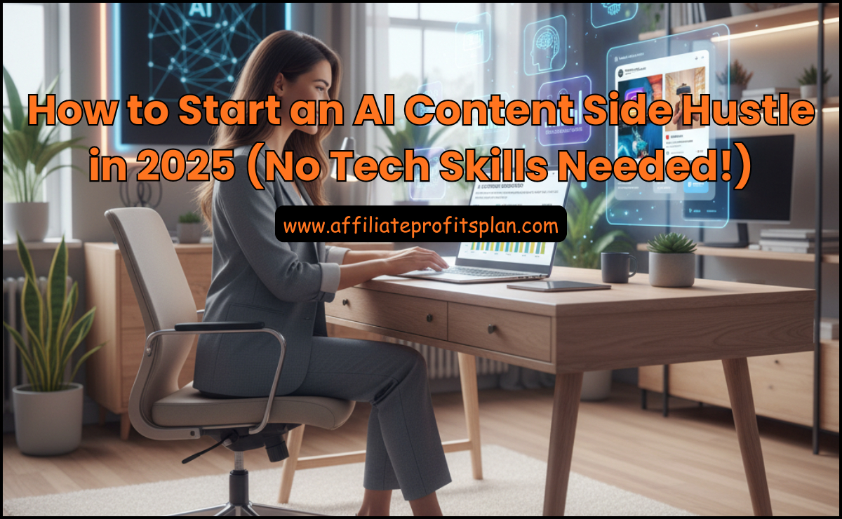 How to Start an AI Content Side Hustle in 2025 (No Tech Skills Needed!)